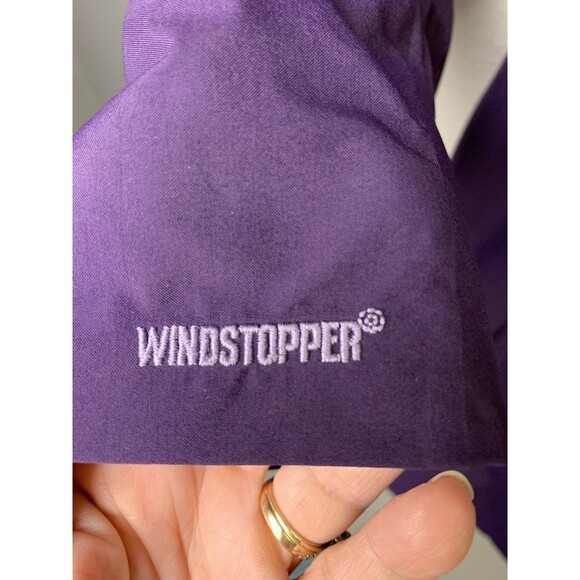 Arcteryx Sylva Gore Women's Size Large Purple Parka Windstopper Jacket - Picture 3 of 11